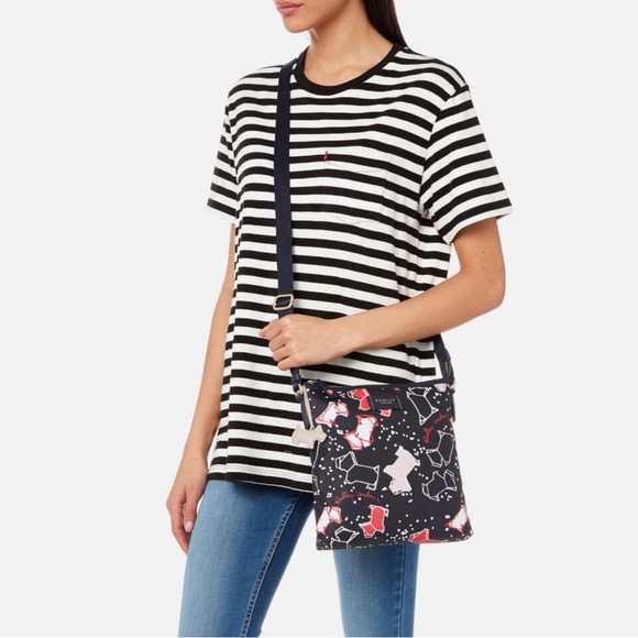 Radley Women's Speckle Dog Medium Zip-Top CrossBody Bag constellation Stars - Picture 1 of 9